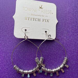 Bundle 3 for $12.  Town and Reese Silver Tone Drop Earrings